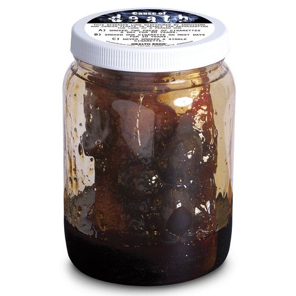 SB50824-Cause of Death - Secondhand Smoke Display - 5 in. x 7 in.