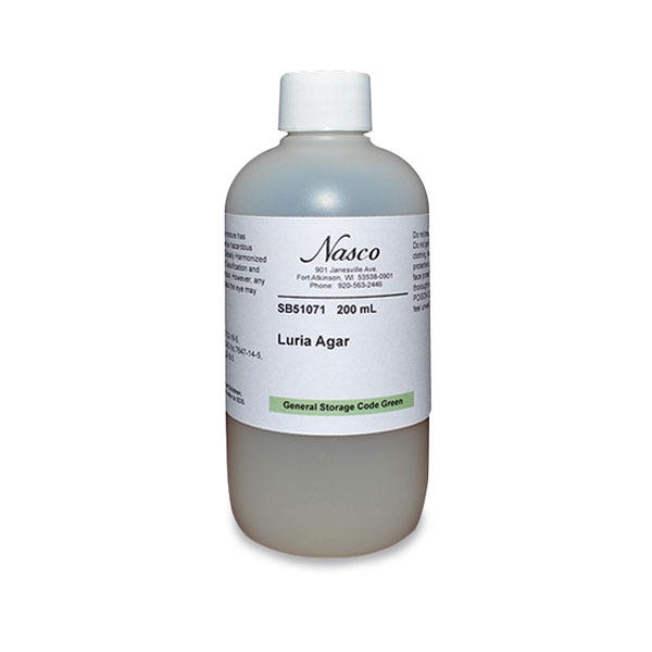 SB51071-Luria Agar Only (200 ml.)
