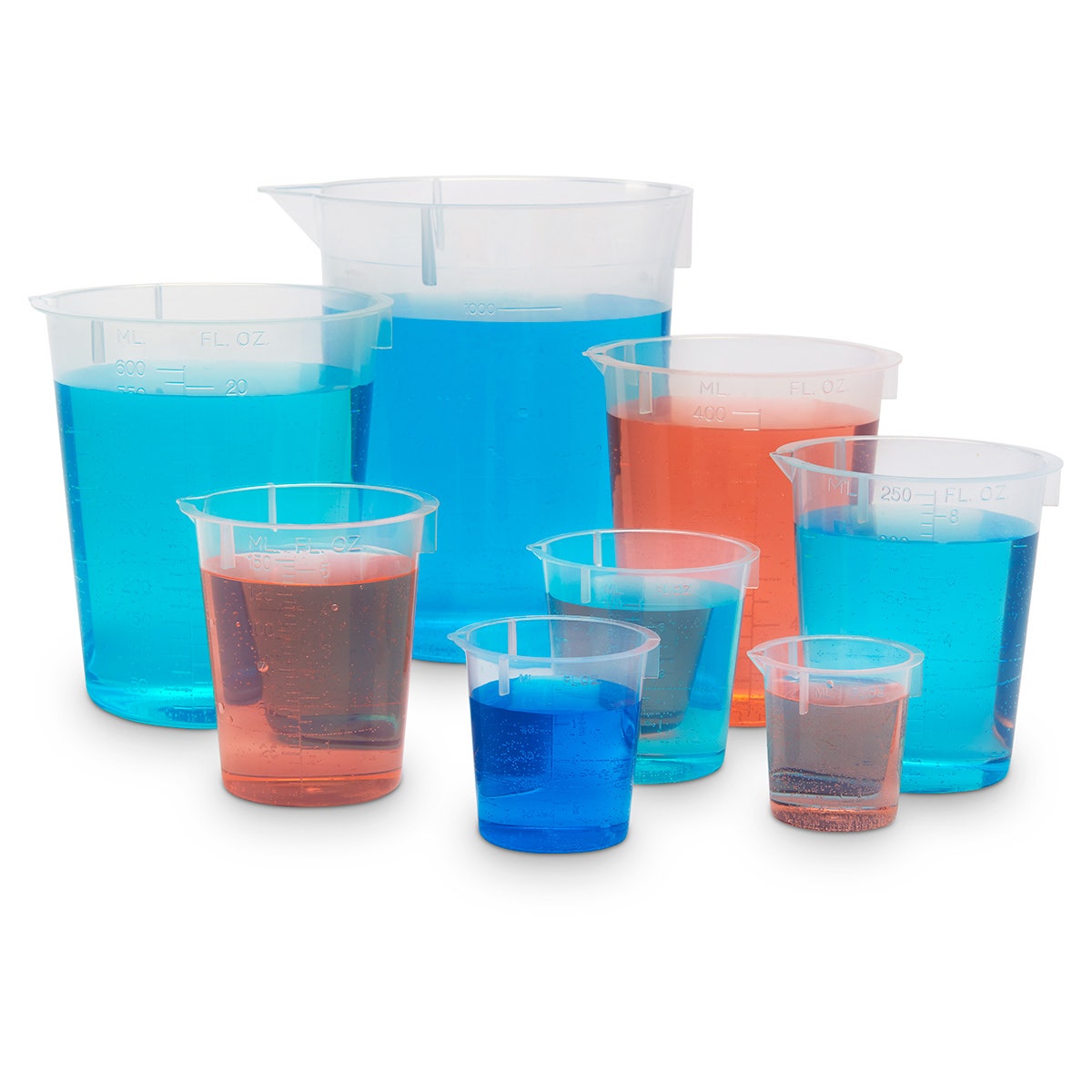 SB51120-Plastic Nesting Beakers