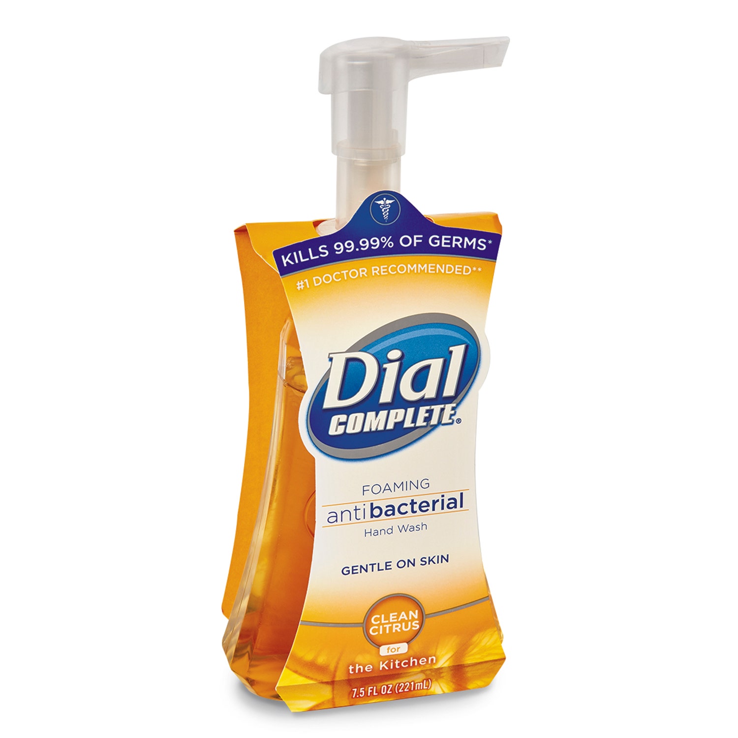 SB51198-Dial® Antibacterial Hand Soap, Clean Citrus Liquid, 7.5 oz.