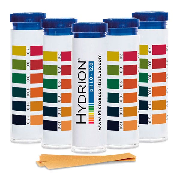 SB51252-Hydrion pH Strips - Jumbo, Pkg. of 5 Vials