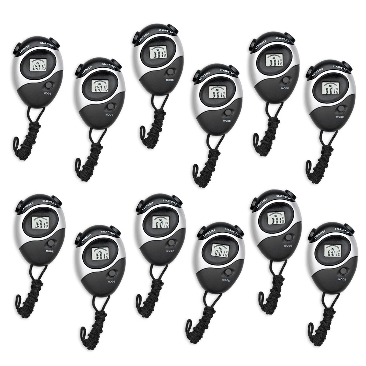 SB51407-All-Purpose Digital Stopwatch - Pkg of 12