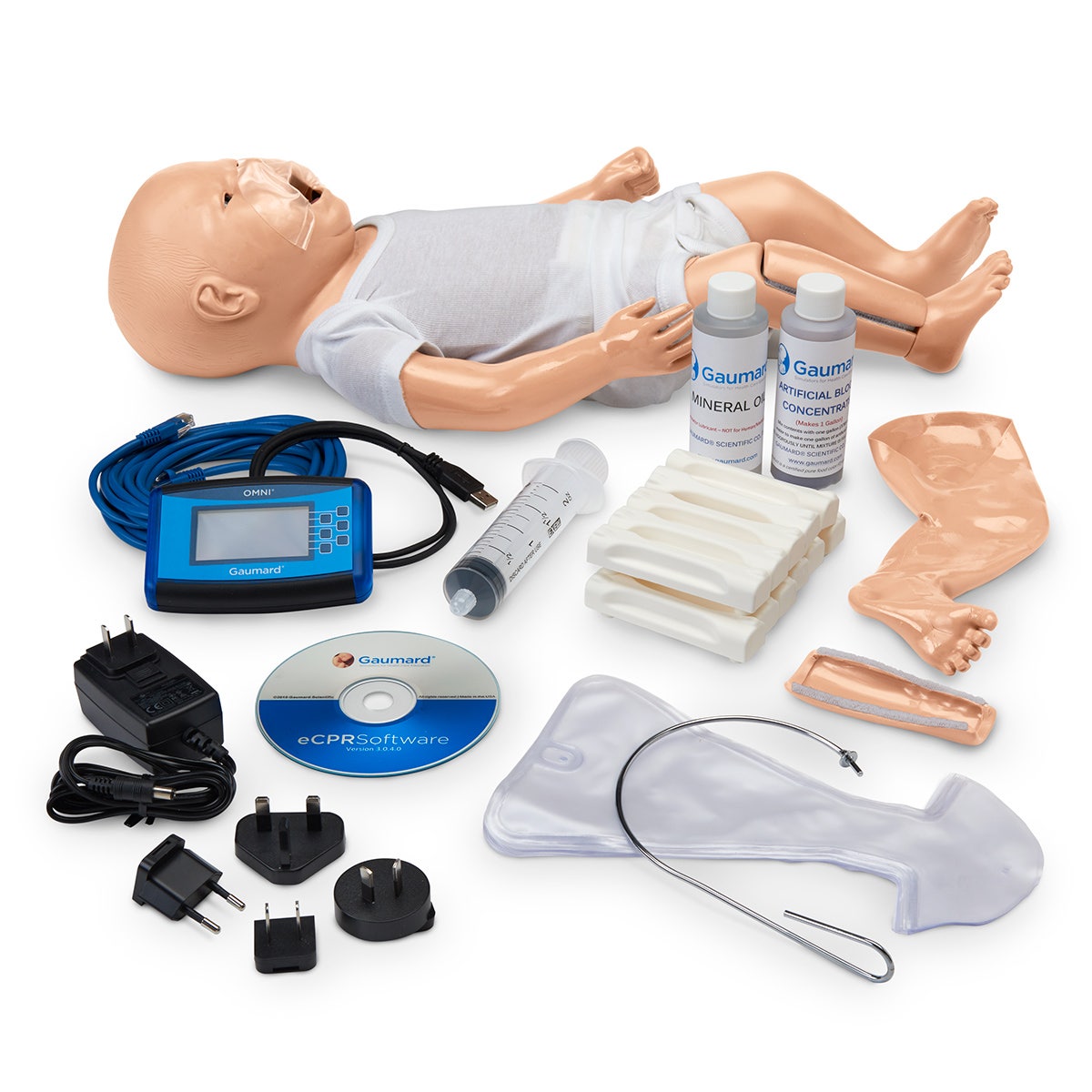 X0000SB51899(L)-Gaumard® Advanced Susie® and Simon® Newborn CPR Torso
