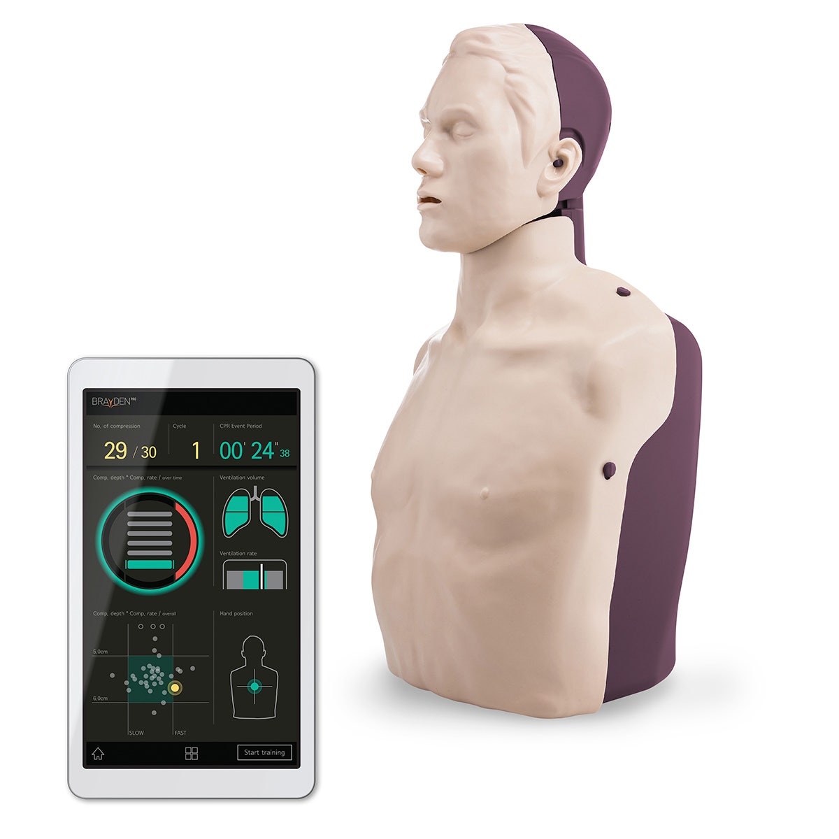SB52400-Brayden Pro CPR Training Manikin