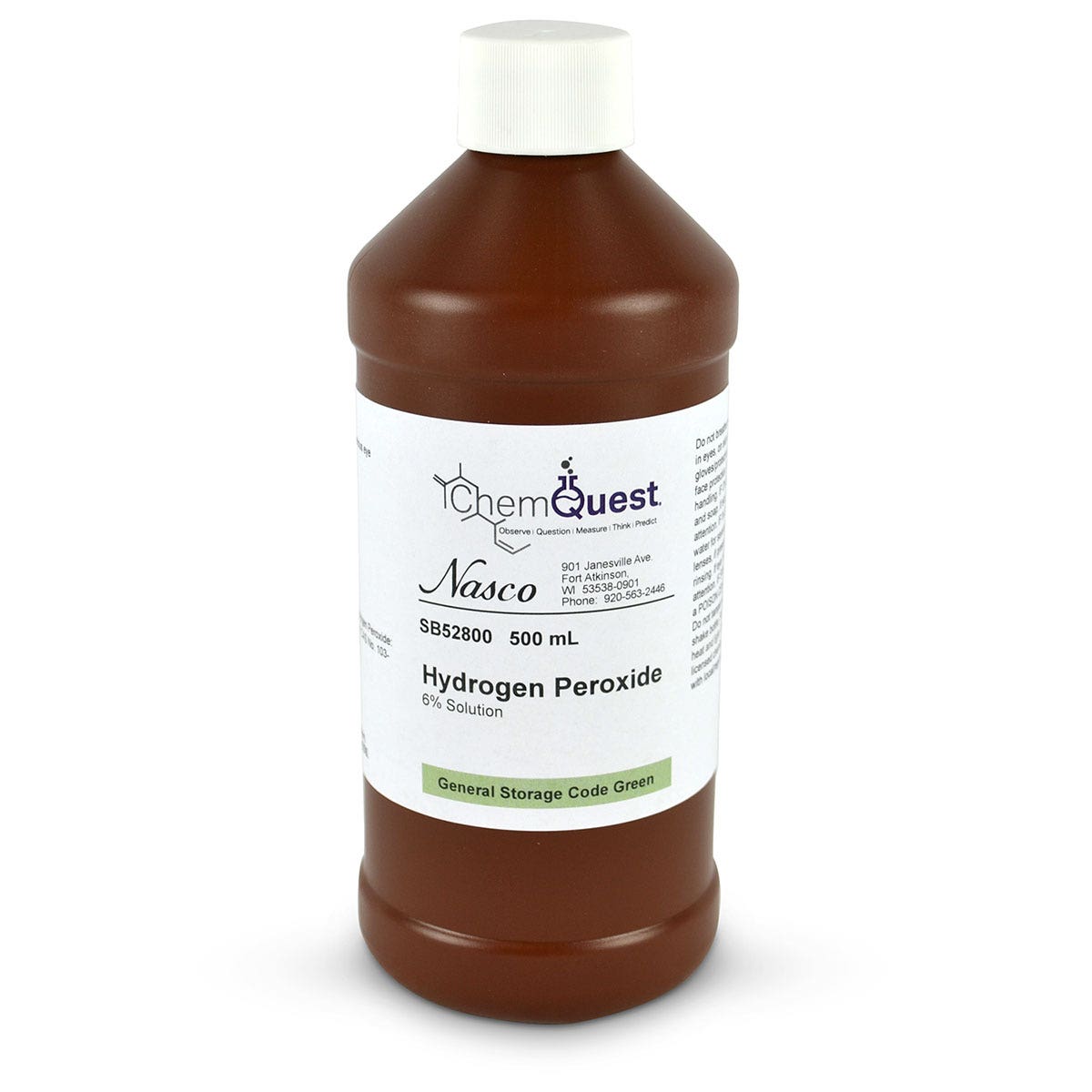 X0000SB52800-Hydrogen Peroxide, Lab Grade, 6% Solution