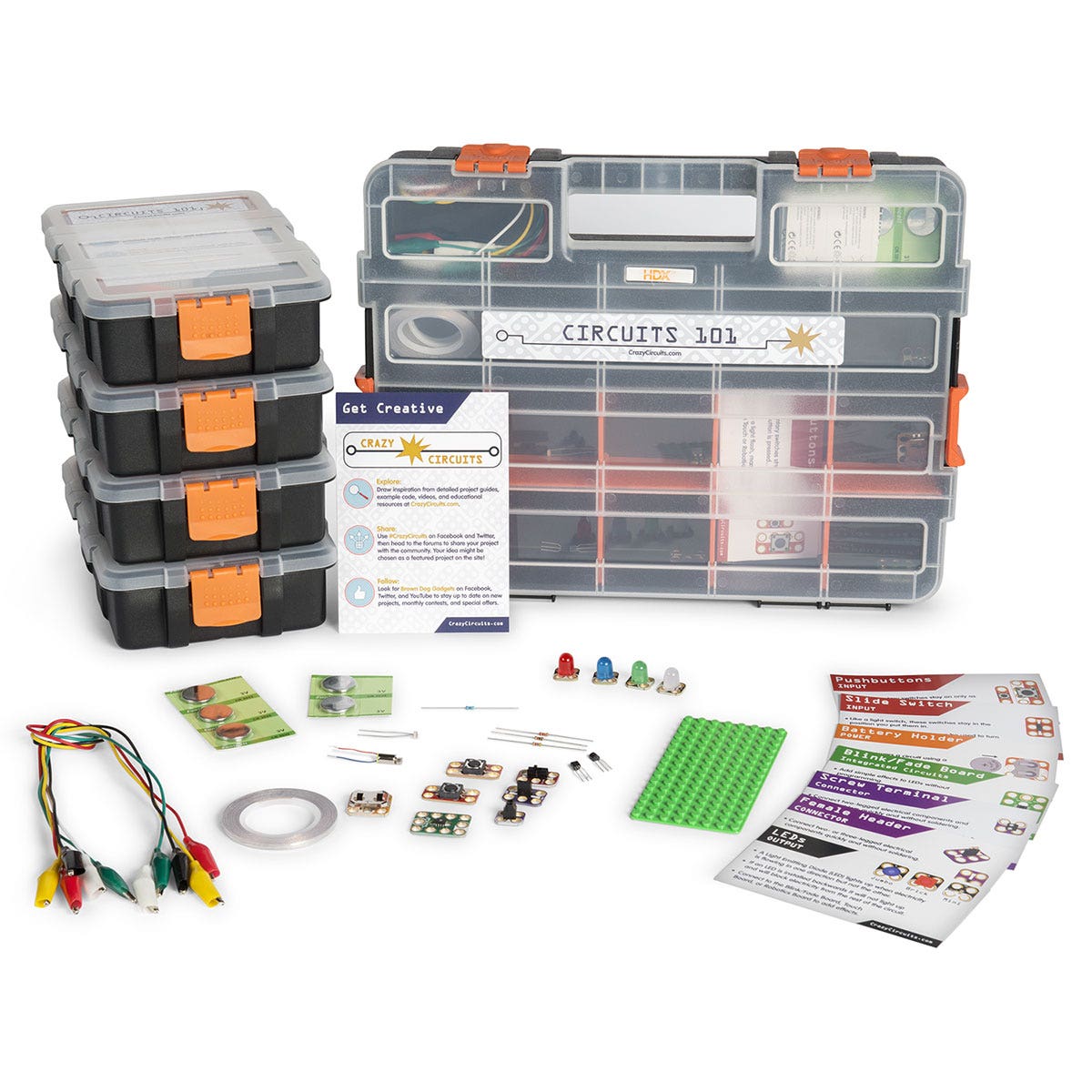 SB53074-Crazy Circuits 101 Classroom Set - 5 Pack