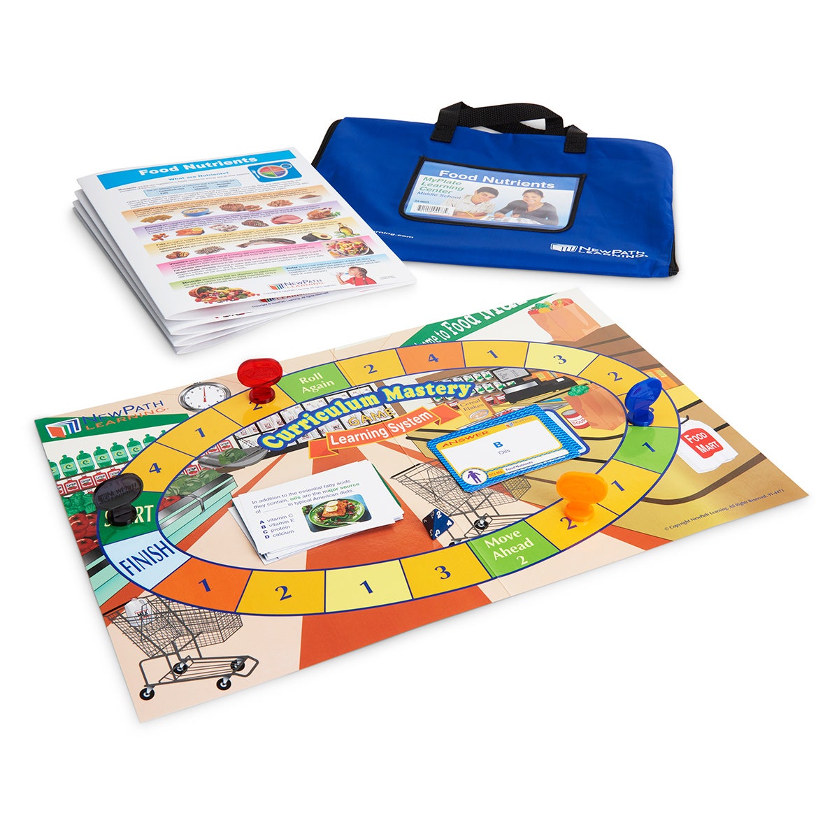SB53204-NewPath Learning® Food and Nutrition Learning Centers - Grades 5-9 Food Nutrients Learning Center