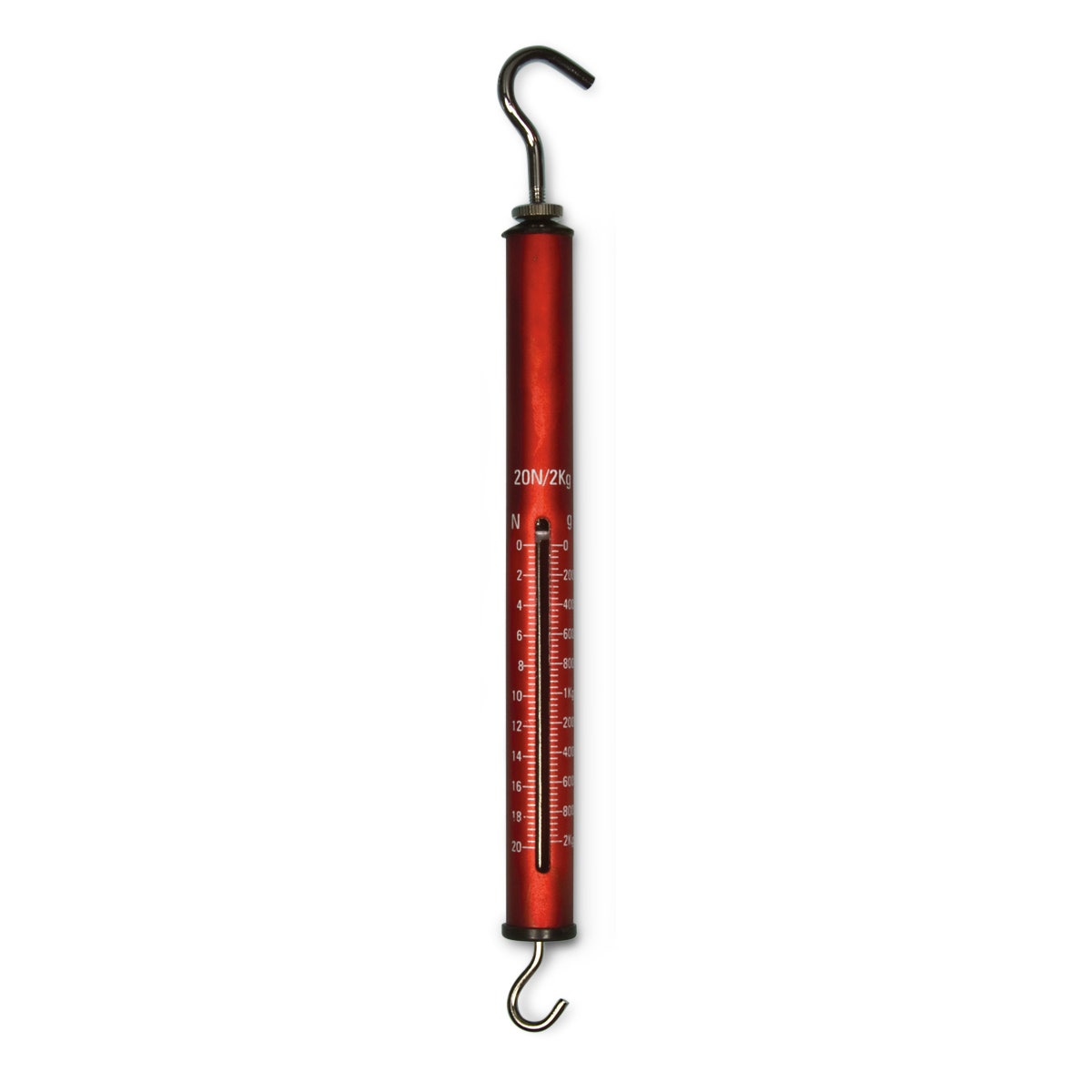 SB53248-Aluminum Spring Scales - 2,000g/20N - 40g/0.4N - Red