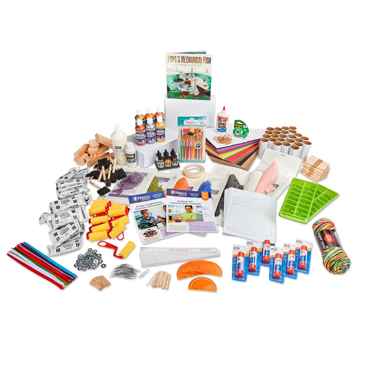 SB53389-All About Fish Kit: Structure, Print, & Build, Gr. 3–5