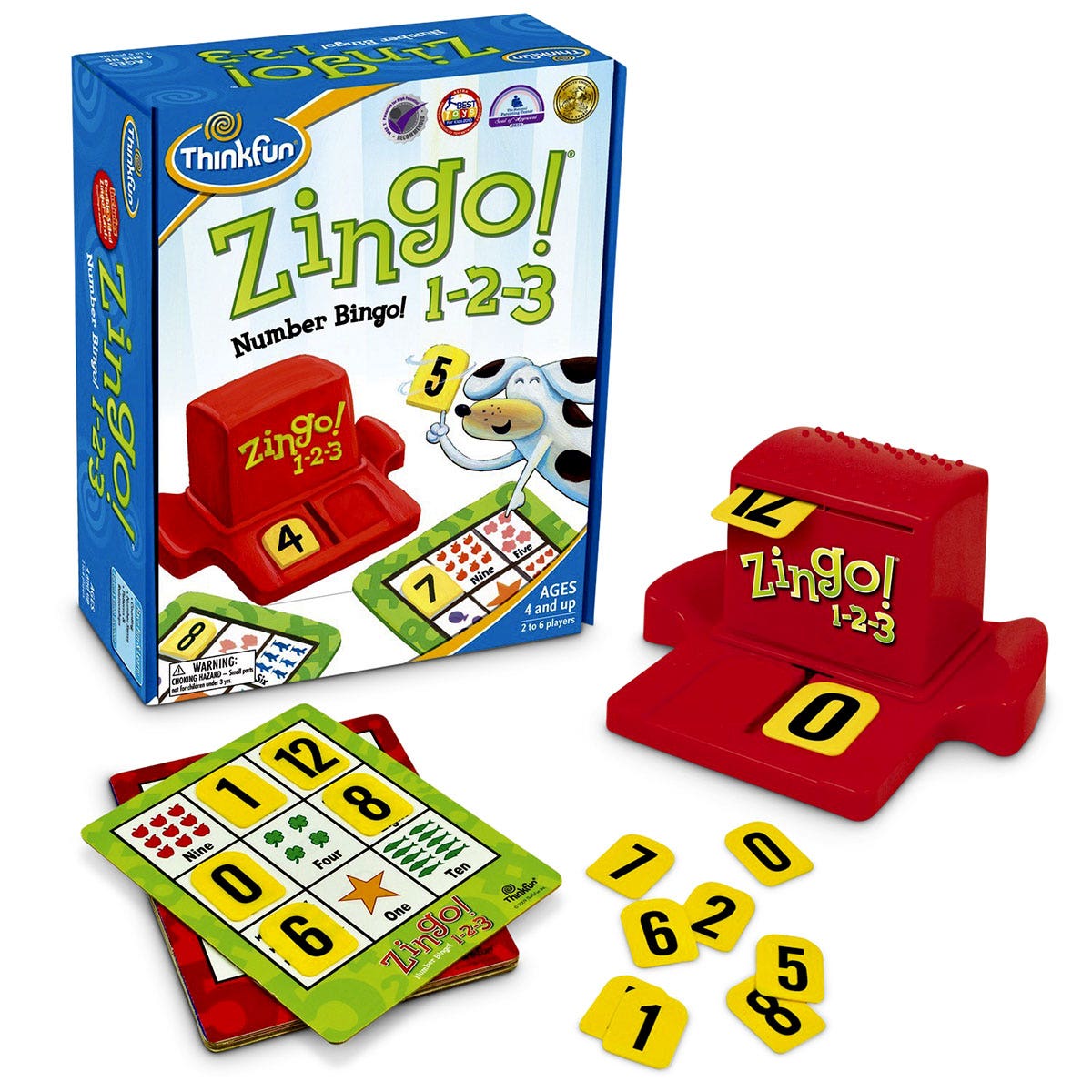 SN31128-Zingo!® 1-2-3 Number Matching Bingo Game
