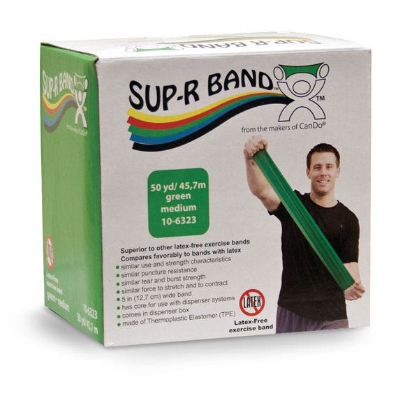 X0000Z48248-SupR Band LatexFree Exercise Band, 50 yd. Roll
