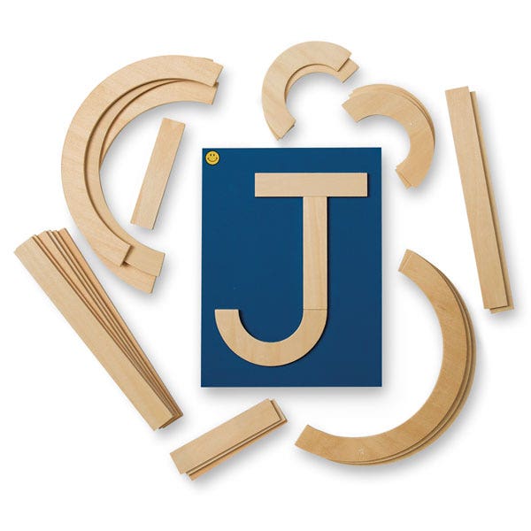 SN36089-Handwriting Without Tears® - Capital Letters Wood Pieces