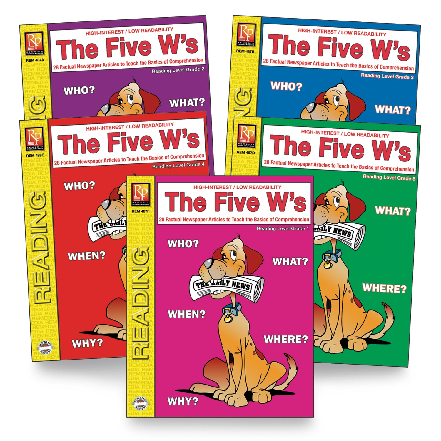 SN36425-The Five W’s Reading Comprehension Book Set