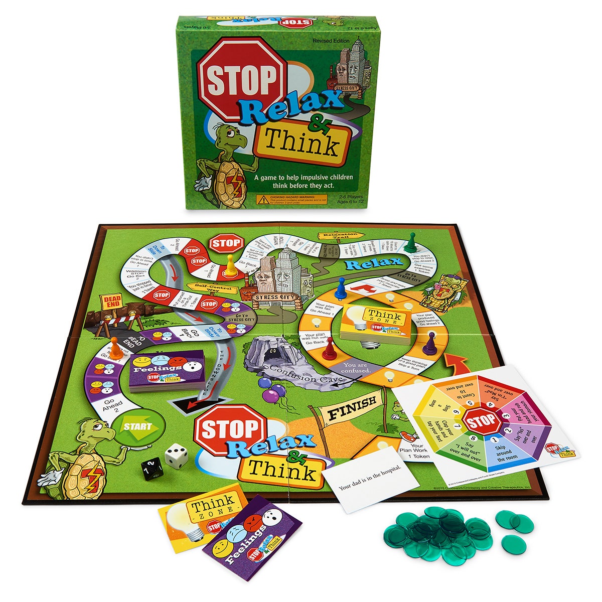 SN37094-Stop, Relax, and Think Board Game