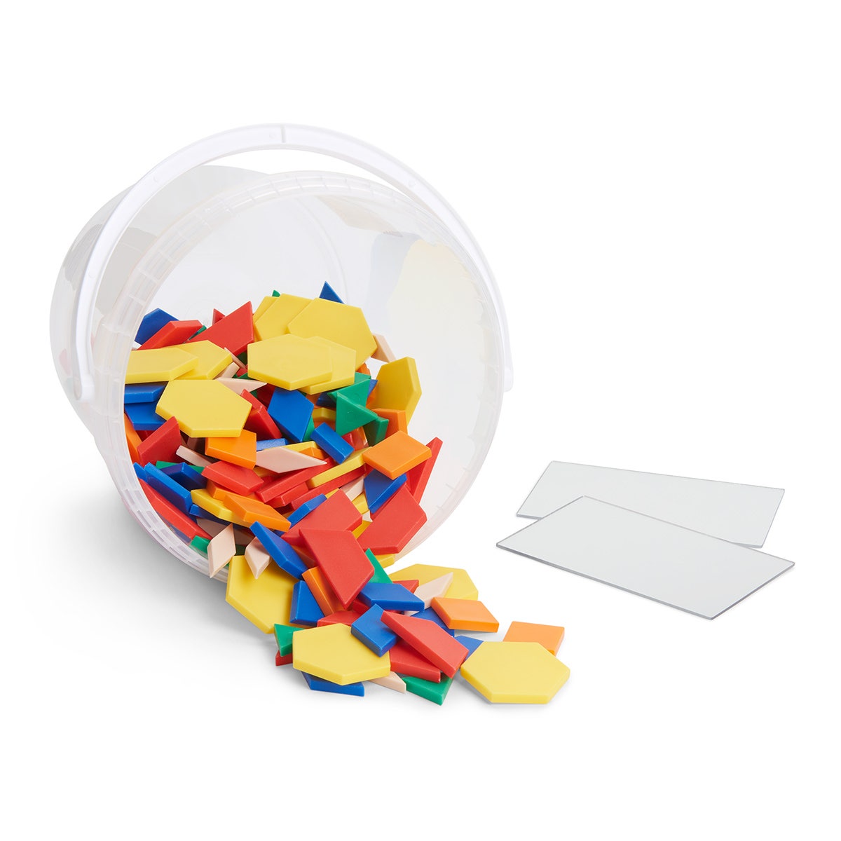 TB11454-Plastic Pattern Blocks with Mirrors