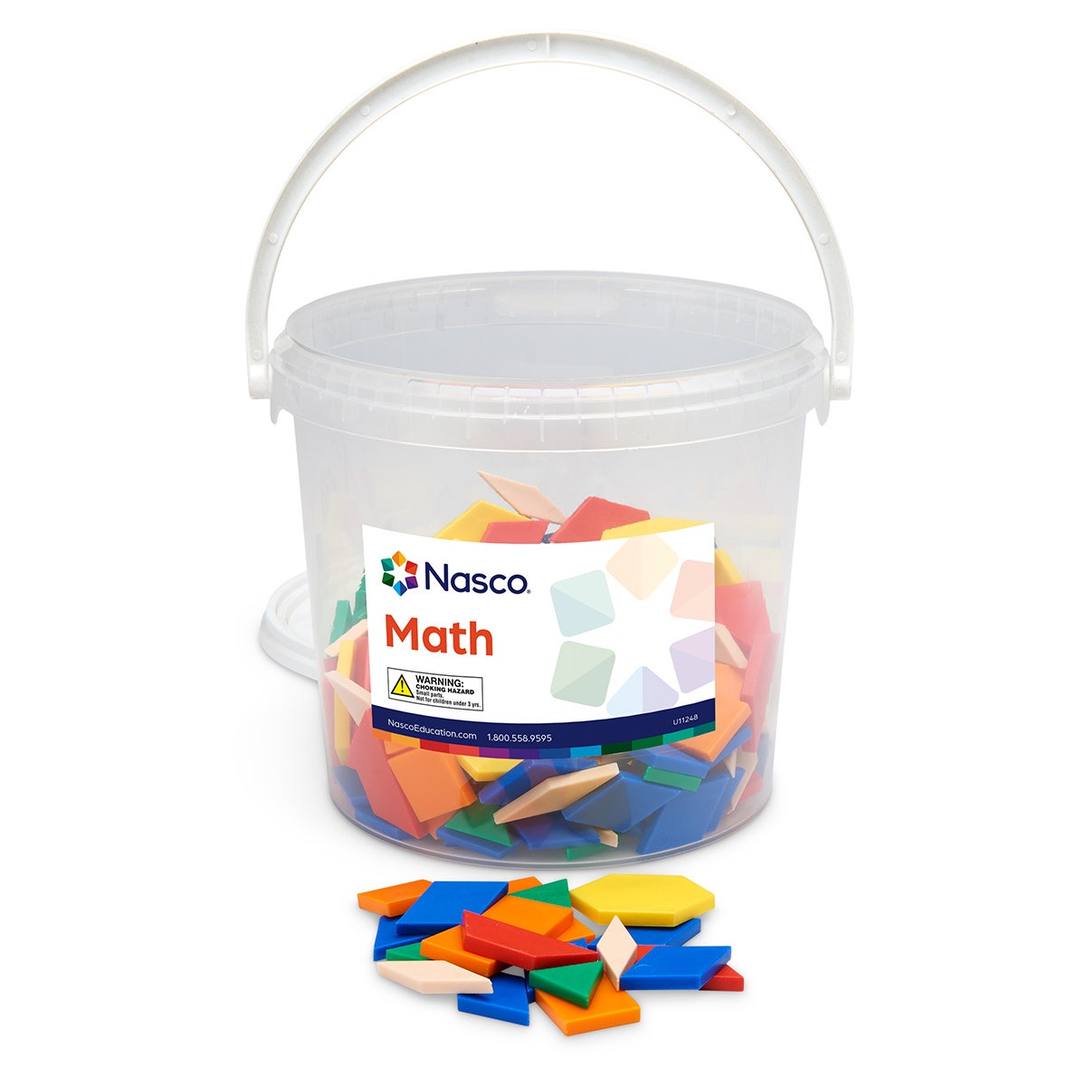 TB11454(A)-Plastic Pattern Blocks