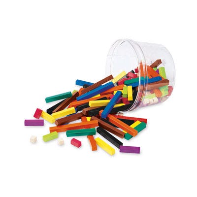 TB12533-Bucket of Cuisenaire® Plastic Rods