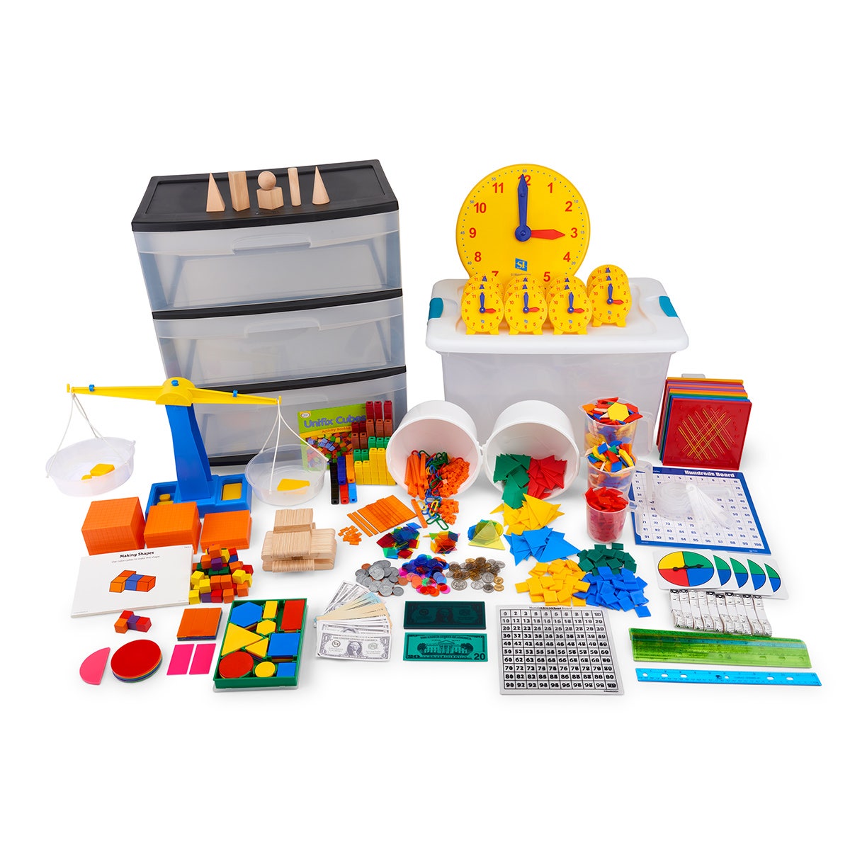 TB15924-Nasco Primary Math Kit with Storage