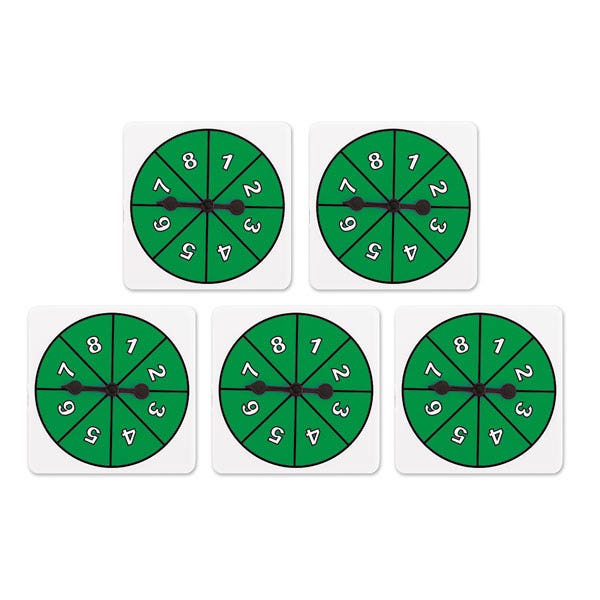 TB16366-Number Spinner Set - 1-8 Spinners