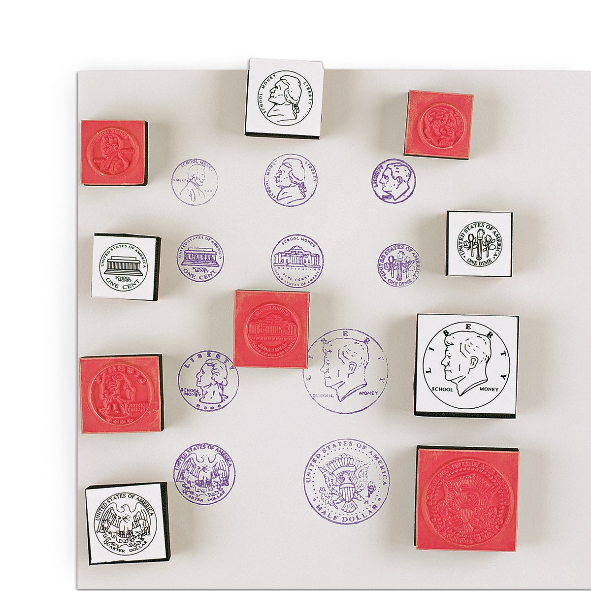 TB16460-Coin Stamp Set