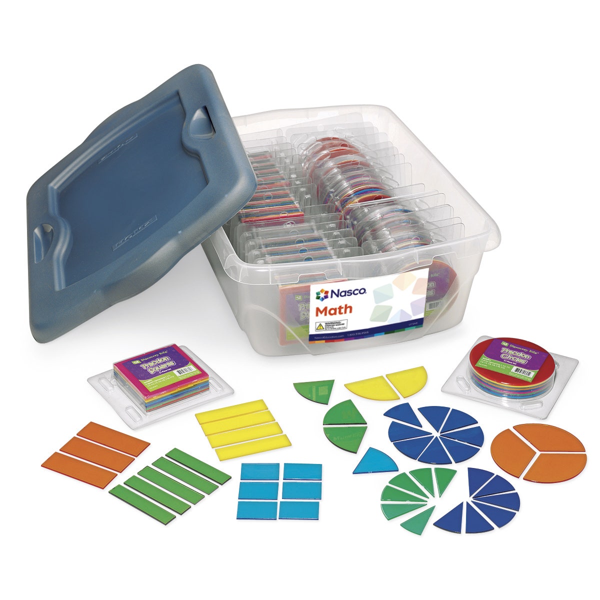 TB16624-Fraction Circles and Squares Set