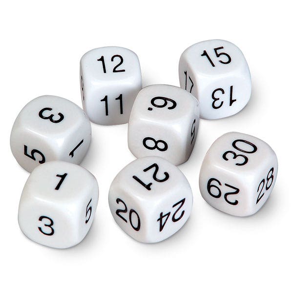 TB16731-Number Dice Set