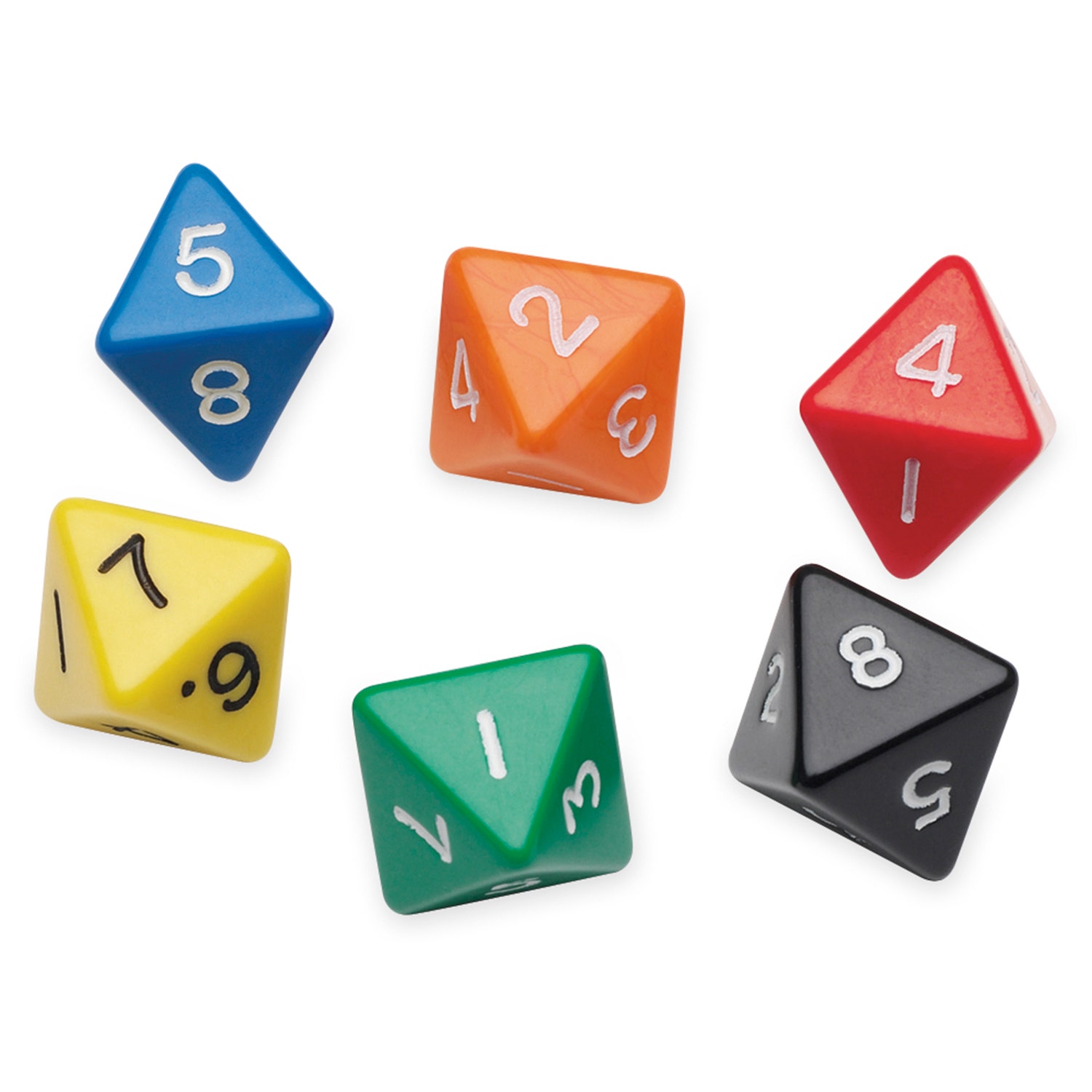 X0000TB16737-8-Sided Octahedron Polyhedra Dice
