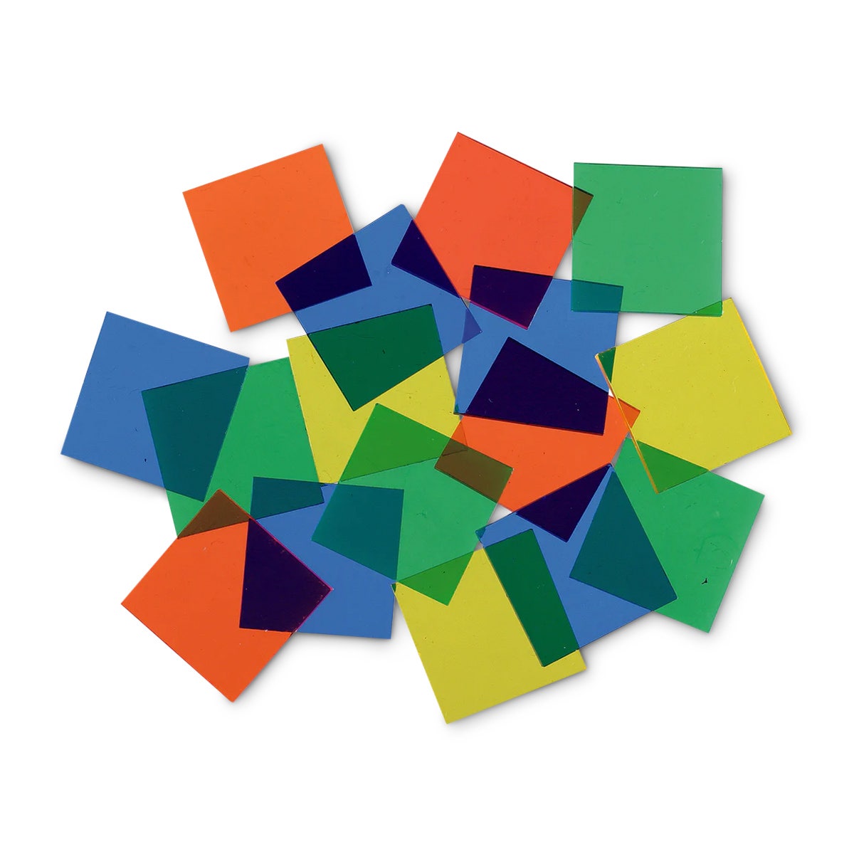 TB16856-3/4 in. Transparent Color Tiles