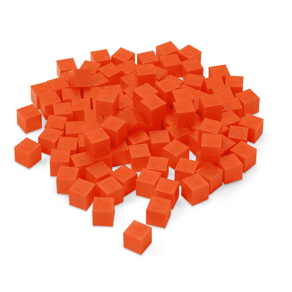 X0000TB17441-Base 10 (Ten) Blocks - Pkg. of 100 Unit Cubes