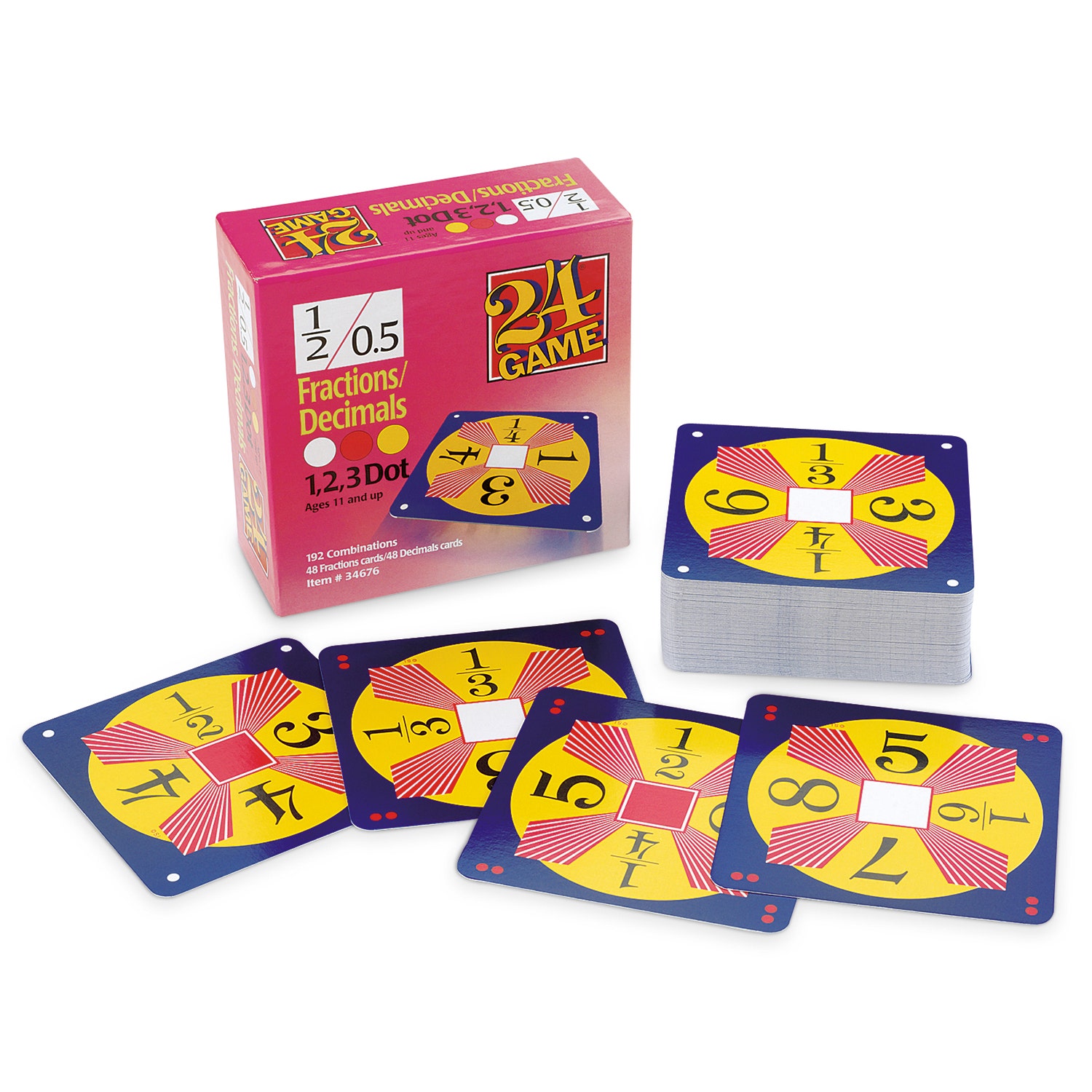 TB18293-24® Game Fractions/Decimals