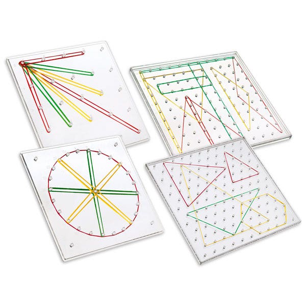 TB18427-Transparent Geoboard Set