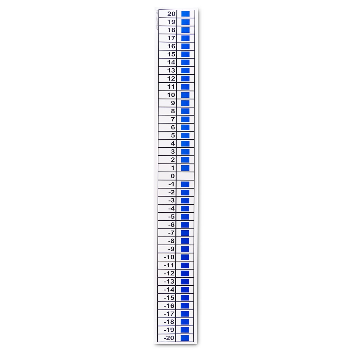 TB18666-Vertical Is Better! Teacher Number Lines - Numbered -20 to +20