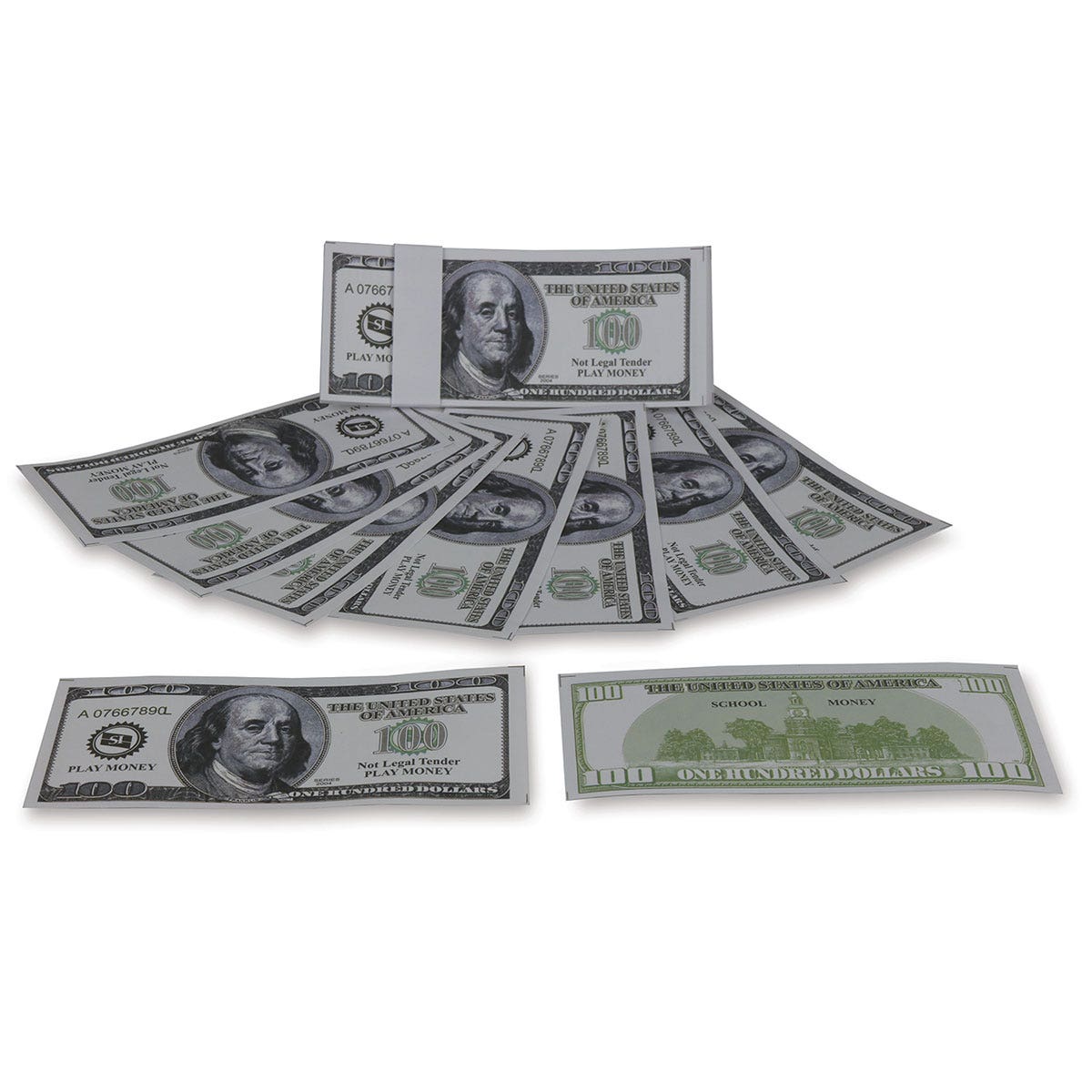 TB18720-$100 Paper Bills - Pkg. of 50