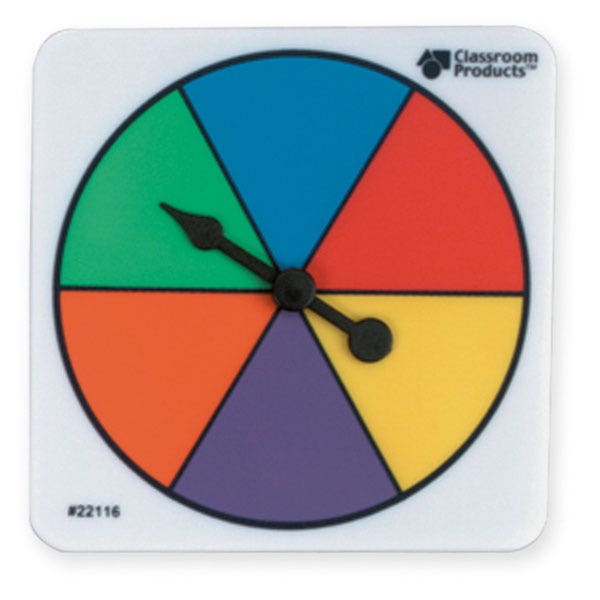 TB20218-Six-Color Spinners - Pkg. of 5