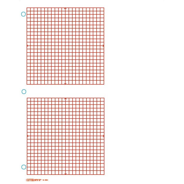 TB20604-Rectangular Graph Paper - 1/2 cm Squares with X-Y Axis