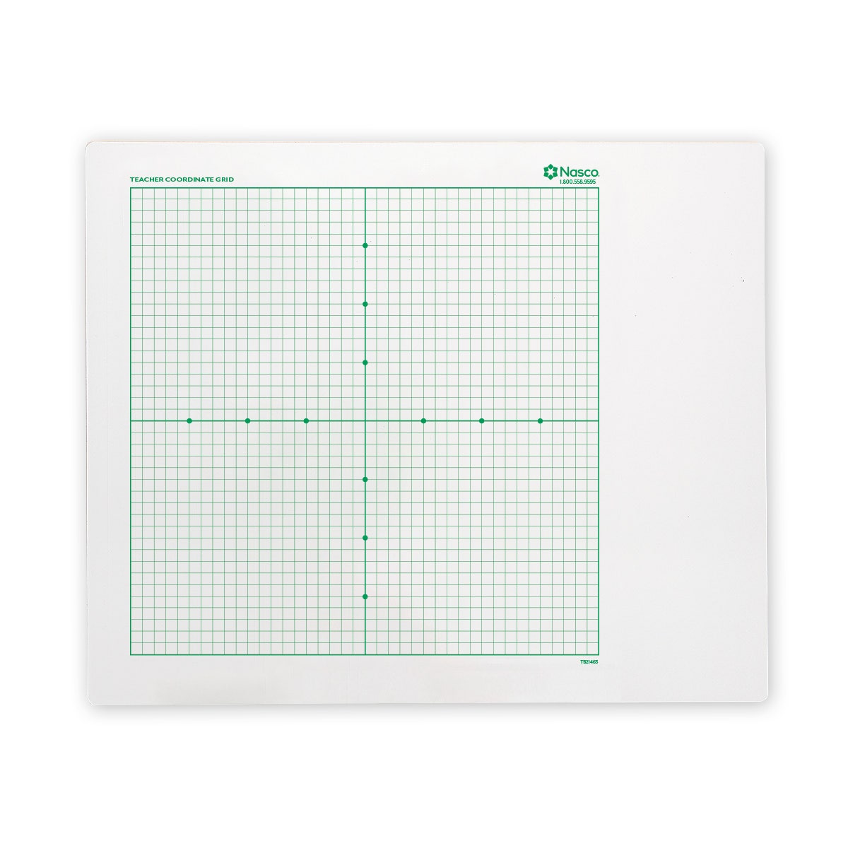 TB21463(A)-Nasco Coordinate Grid Dry-Erase Board - Double-Sided