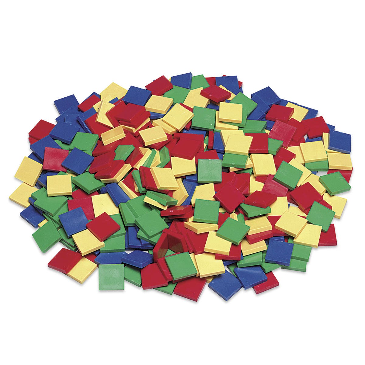 TB21925-Bulk Plastic Square Color Tiles
