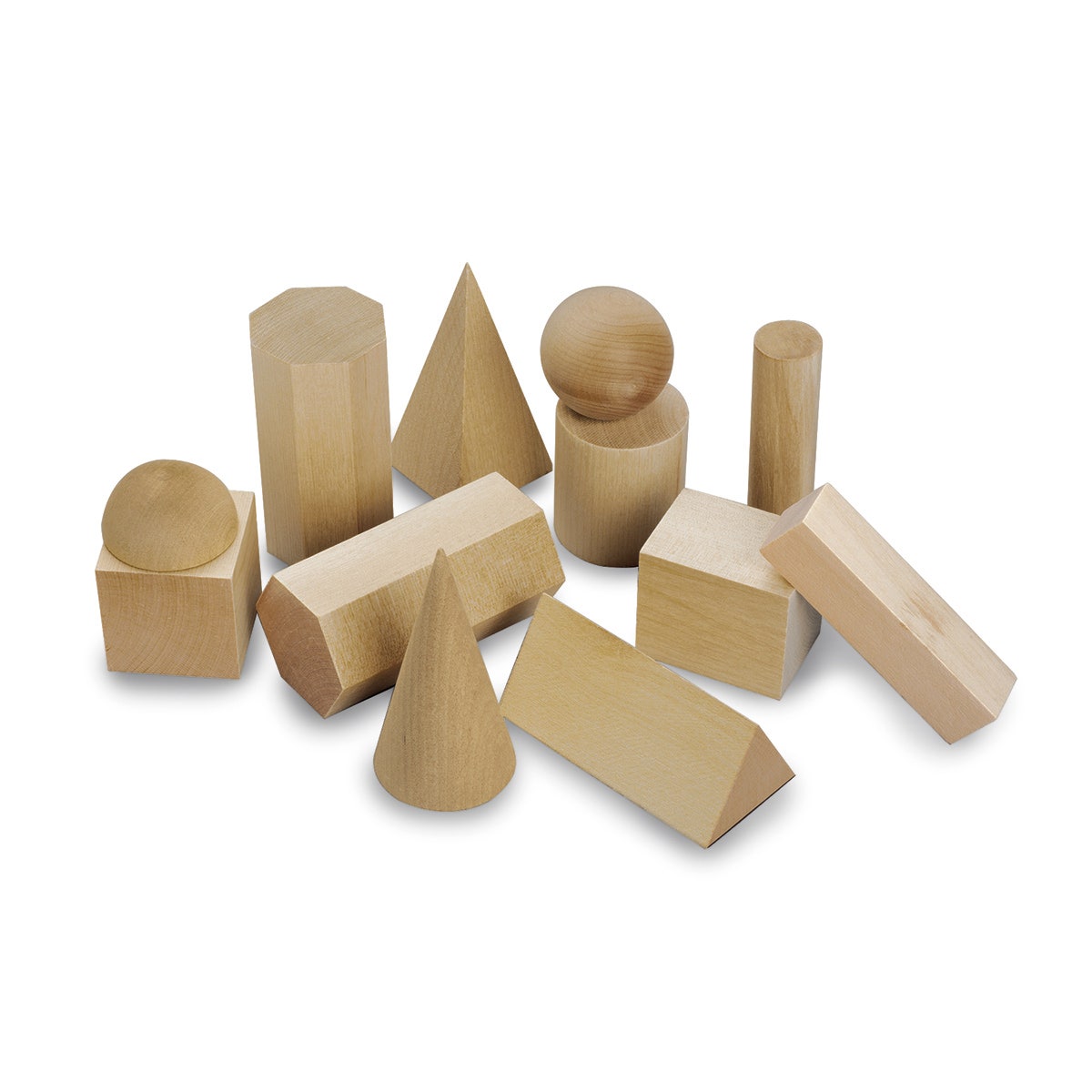TB22321-Nasco Bulk Wooden Geometric Shape Set