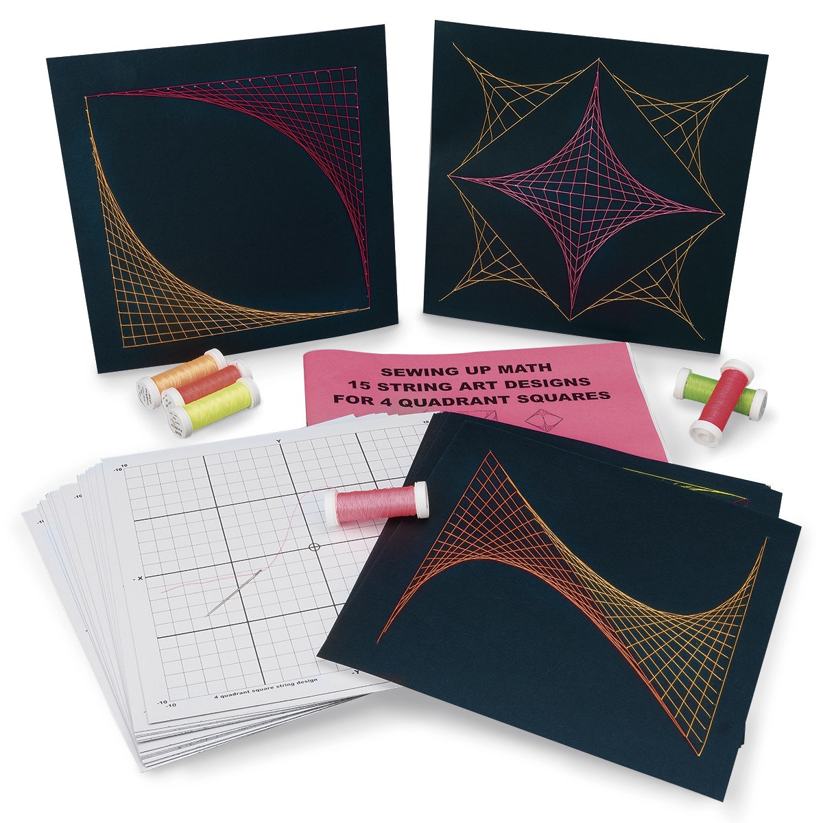 TB23002-String Designs for Four-Quadrant Squares