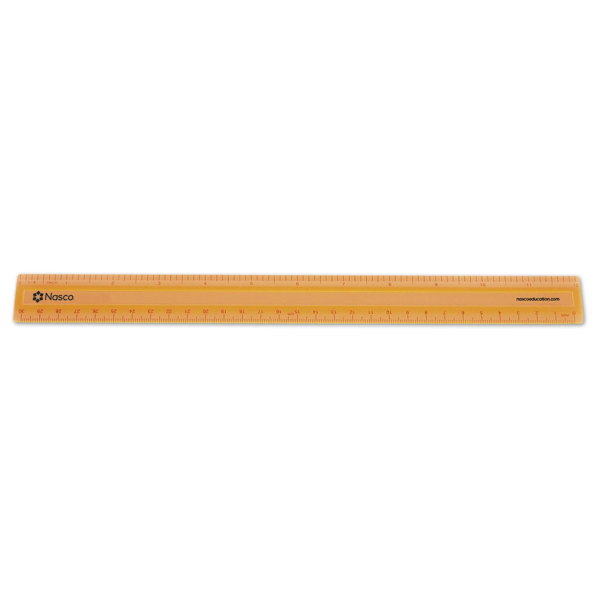 TB23600-Clearview 12 in. Orange Ruler with 1/8 in. Scale