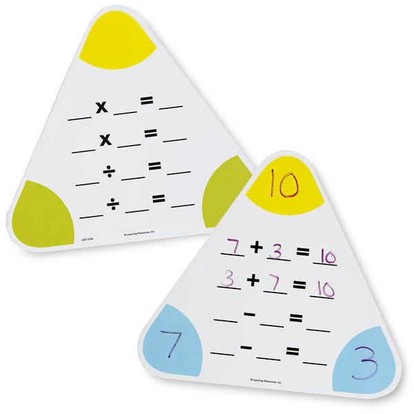 TB24305-Write & Wipe Fact Family Boards