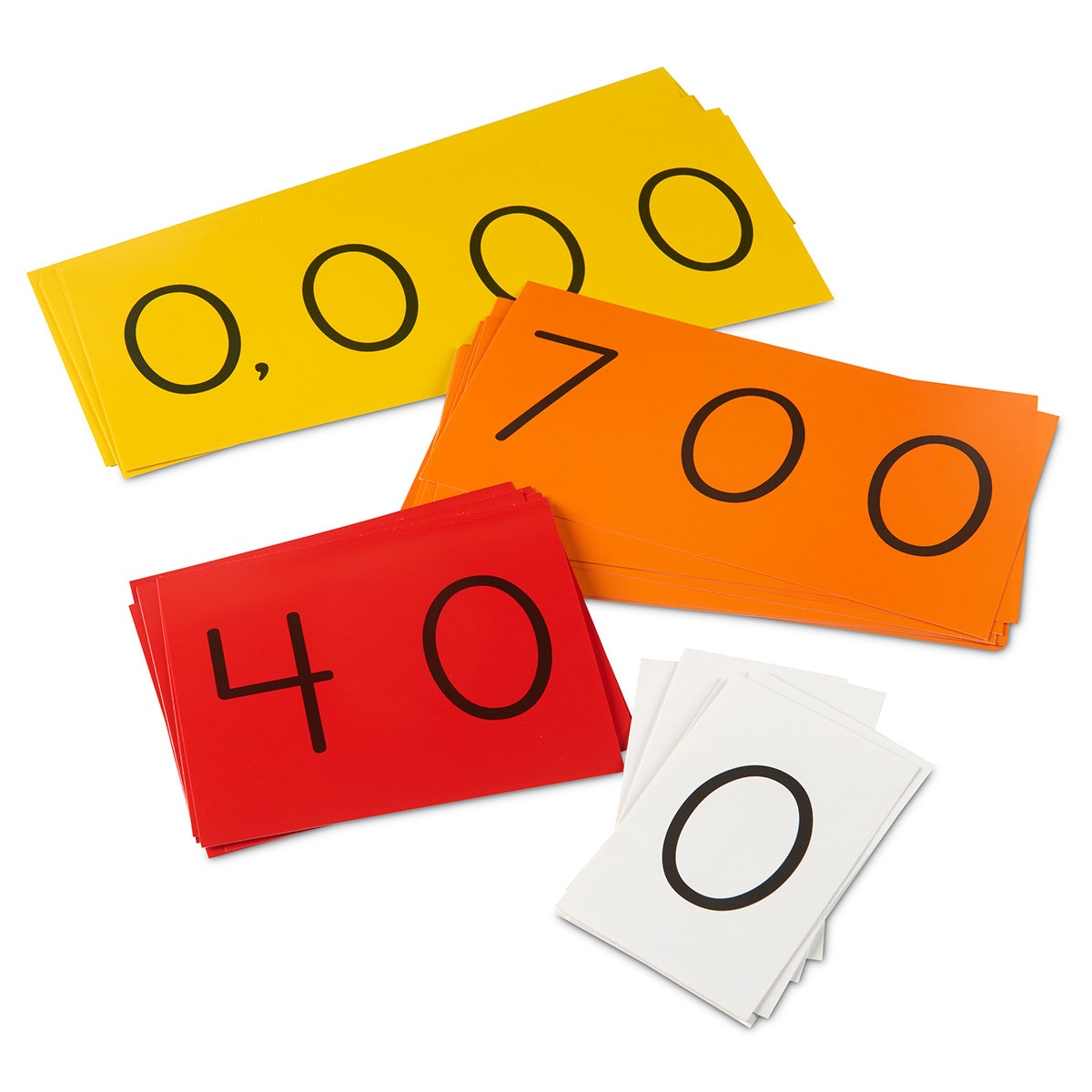 TB24430-Sensational Math™ Place Value Cards - Up to the Thousands Place Teacher Demonstration Kit