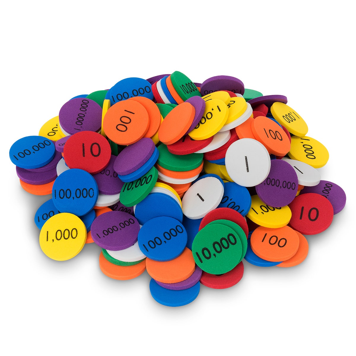 TB24432-Sensational Math™ Place Value Disks - Grades 1-3