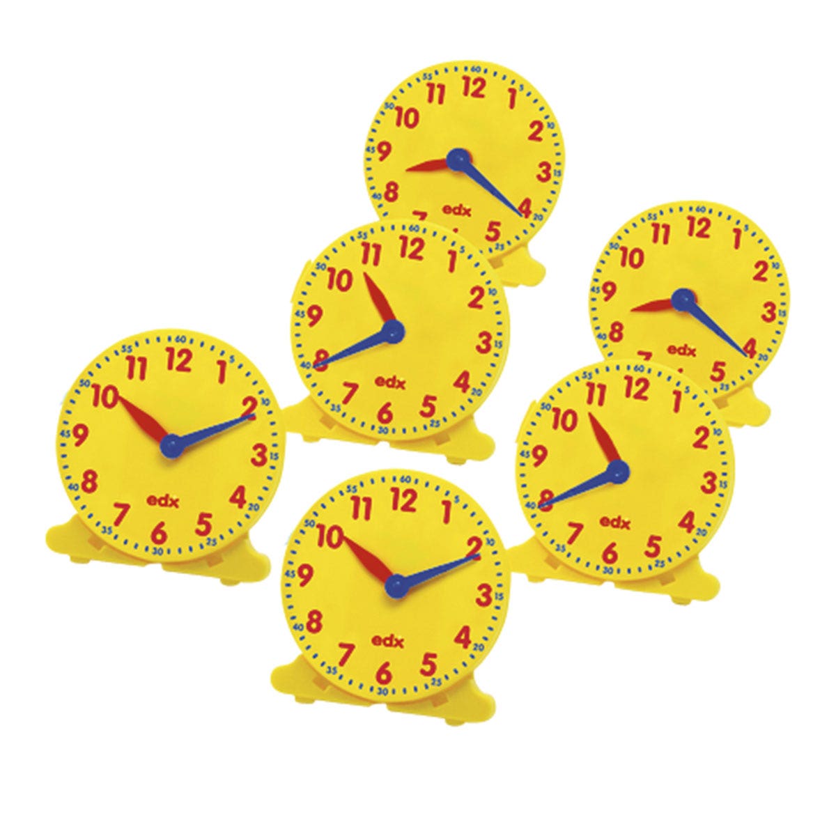 TB24683-Set of 6 Student Clocks