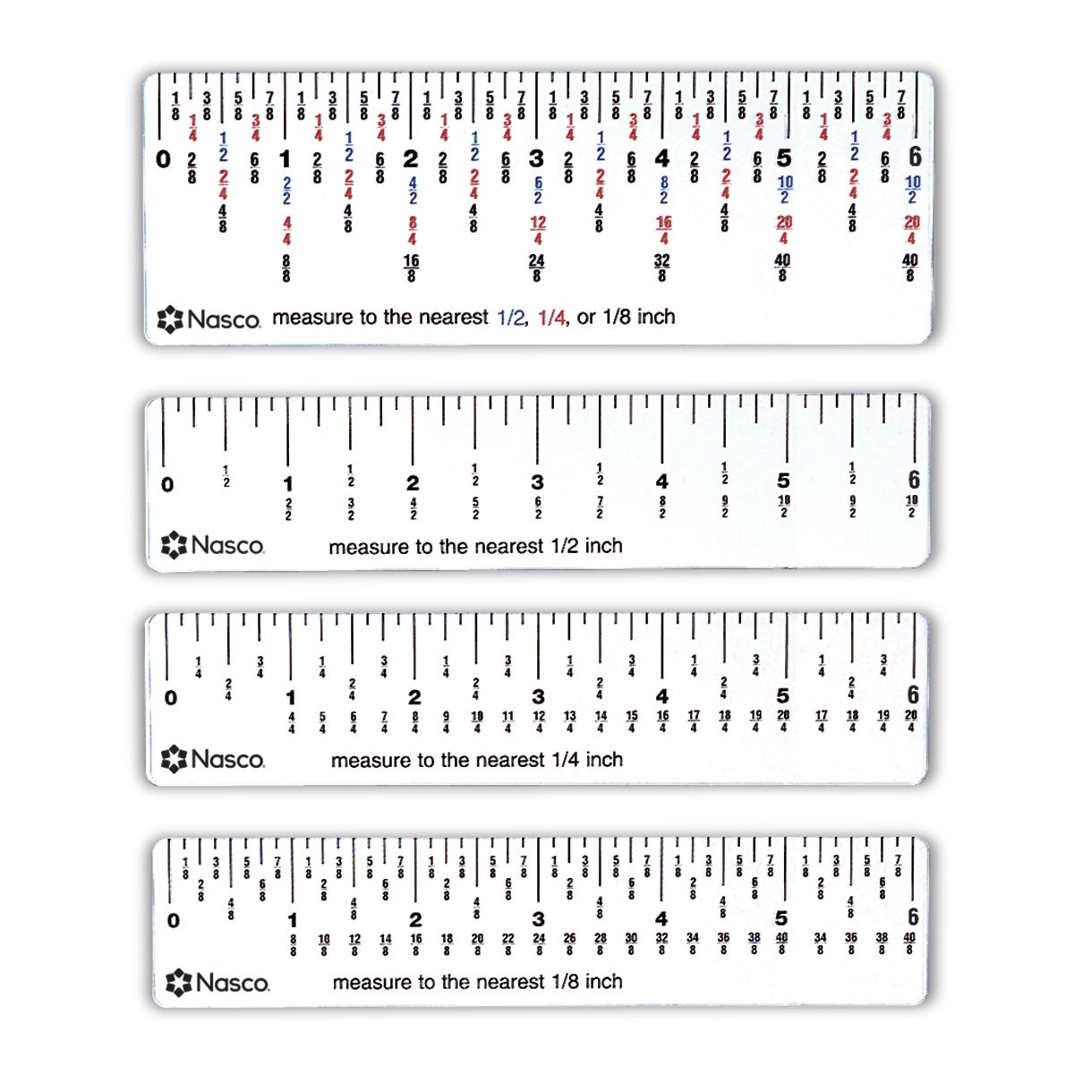 TB25302-Nasco Fraction Ruler Set