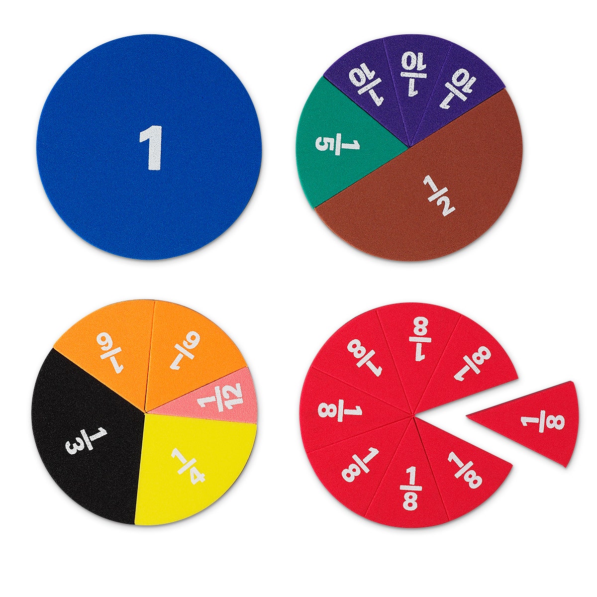 TB25472-Magnetic Foam Fraction Student Circles