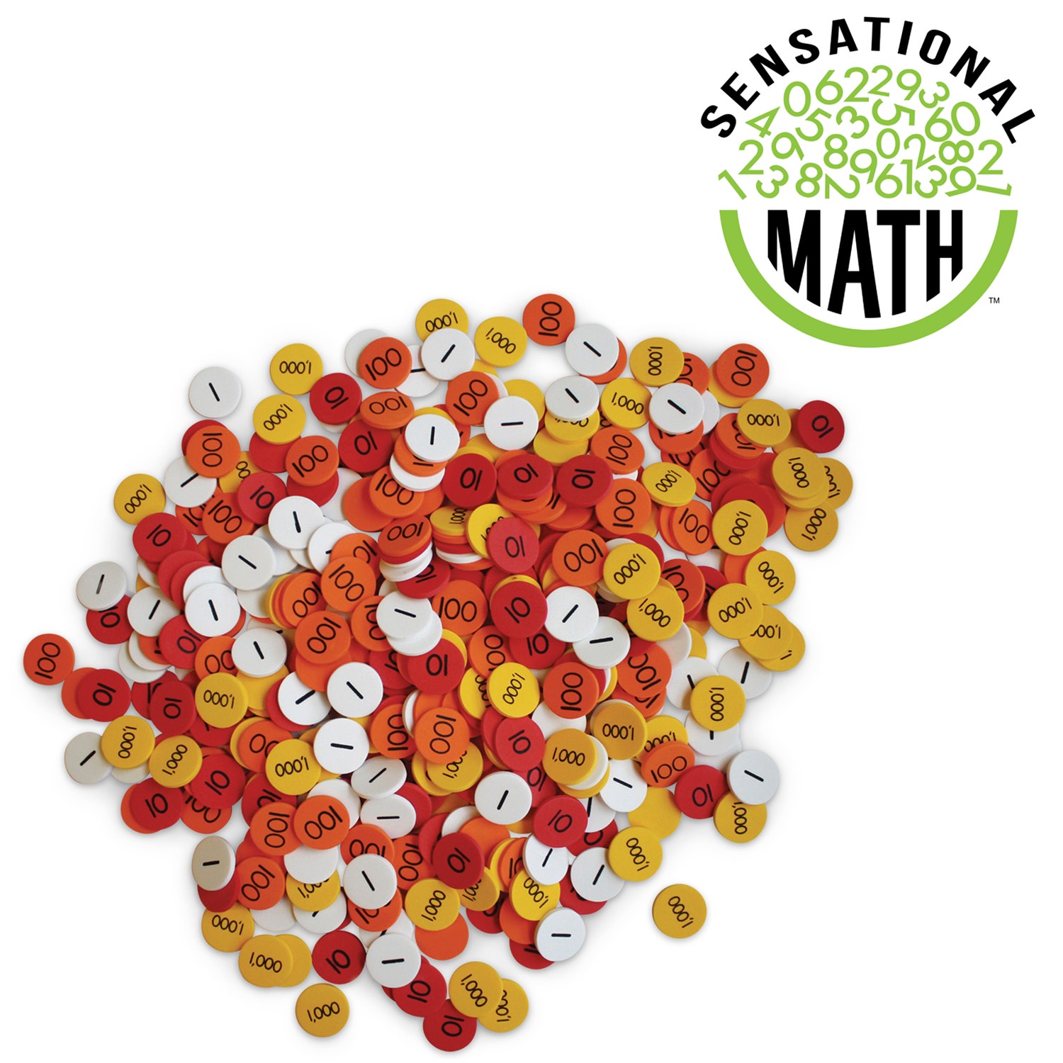 TB26176-Sensational Math™ Place Value Discs - Small Group Set
