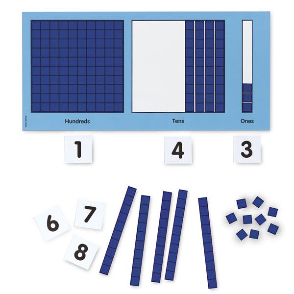 TB26531-Magnetic Base 10 Place Value Set