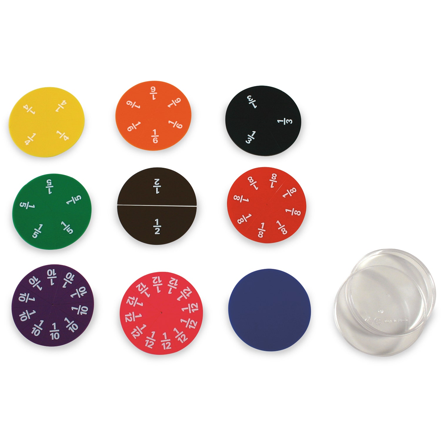 TB26983-Overhead Fraction Circles - 51 Pieces
