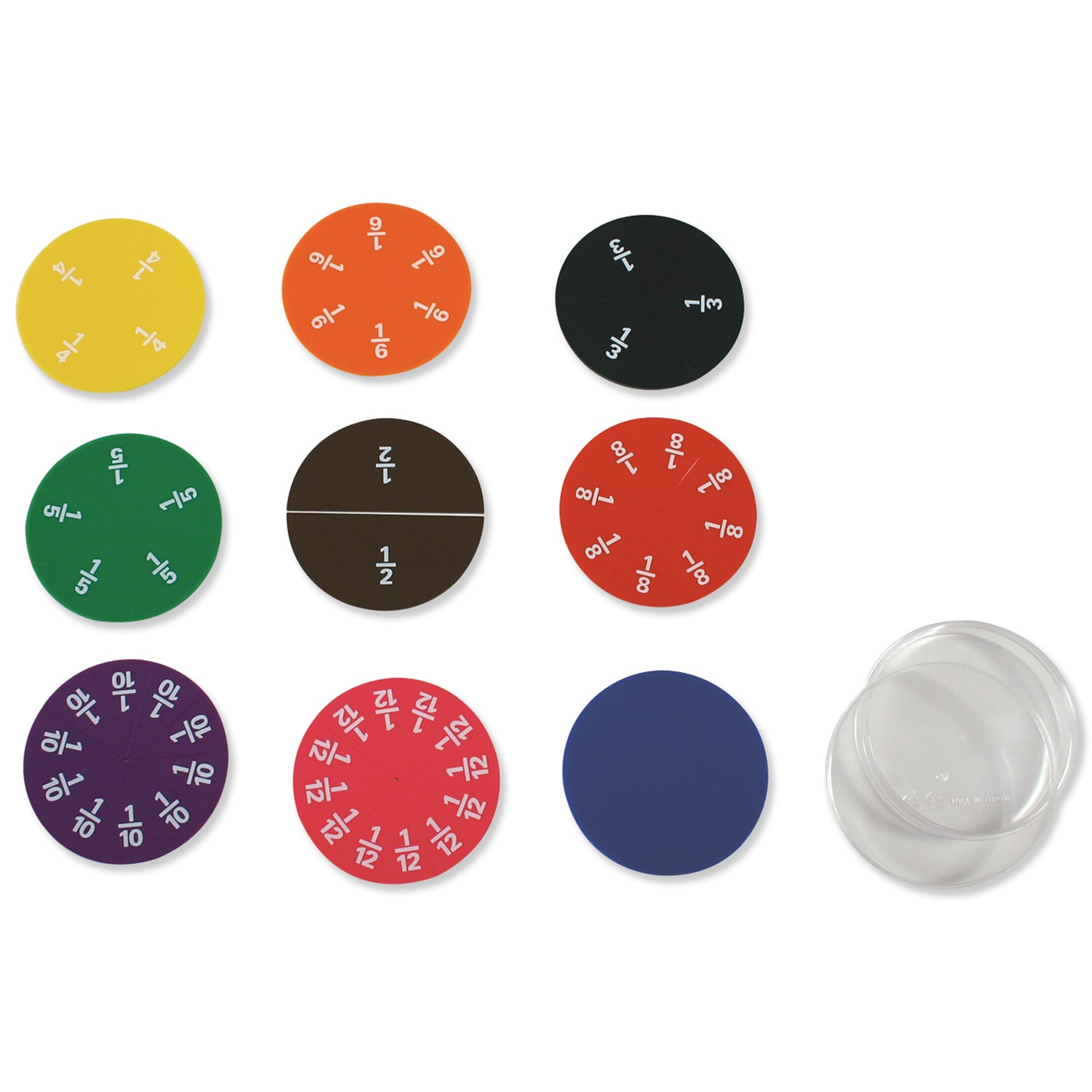TB26984-Opaque Fraction Circles - 51 Pieces